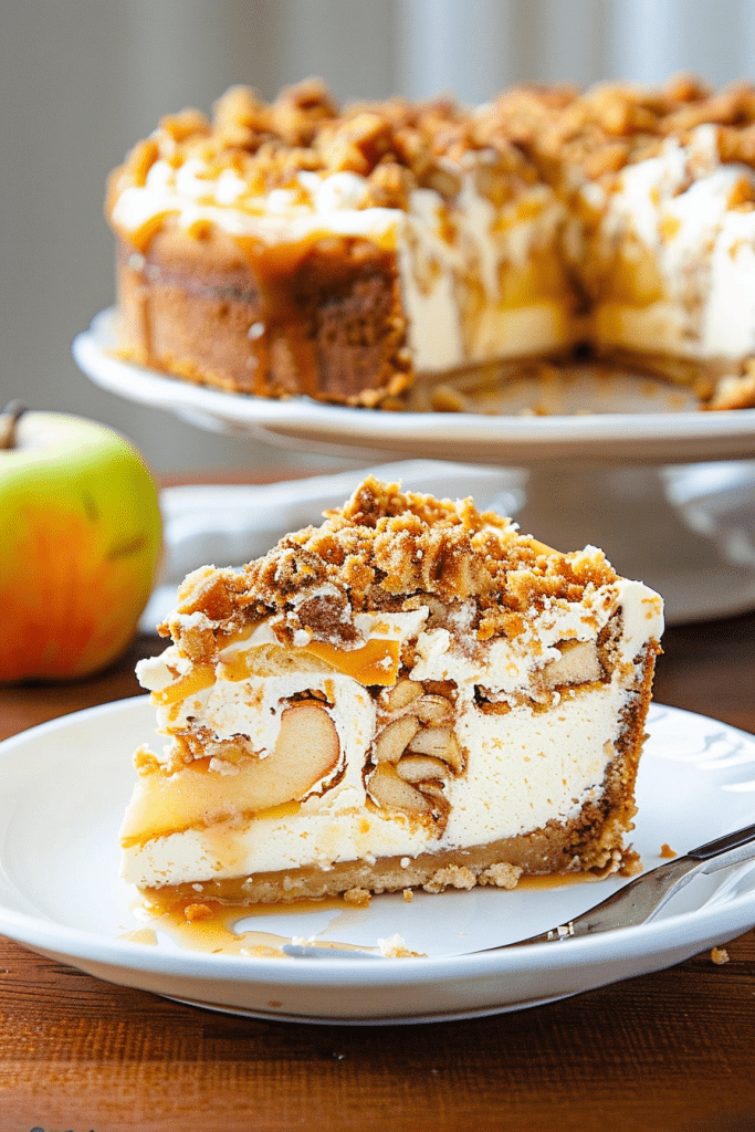 Apple Crumb Pie Cheesecake Recipe