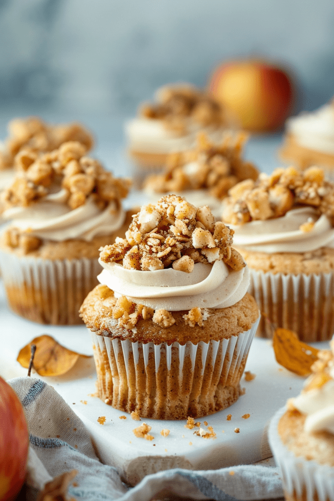 Apple Crumble Cupcake