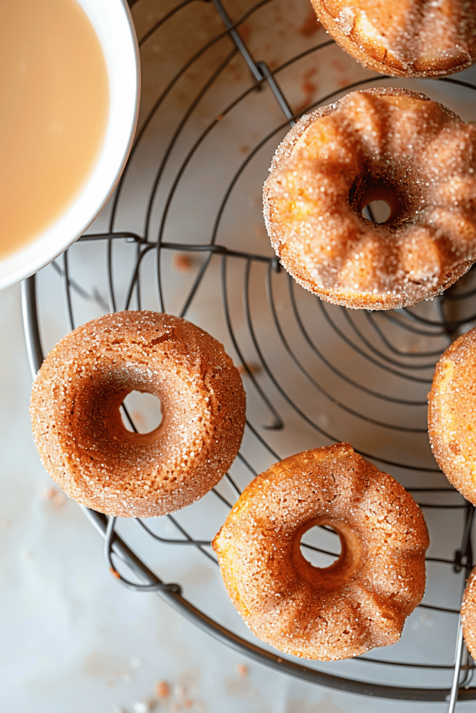 Baking Apple Cider Donut Mini Bundt Cakes