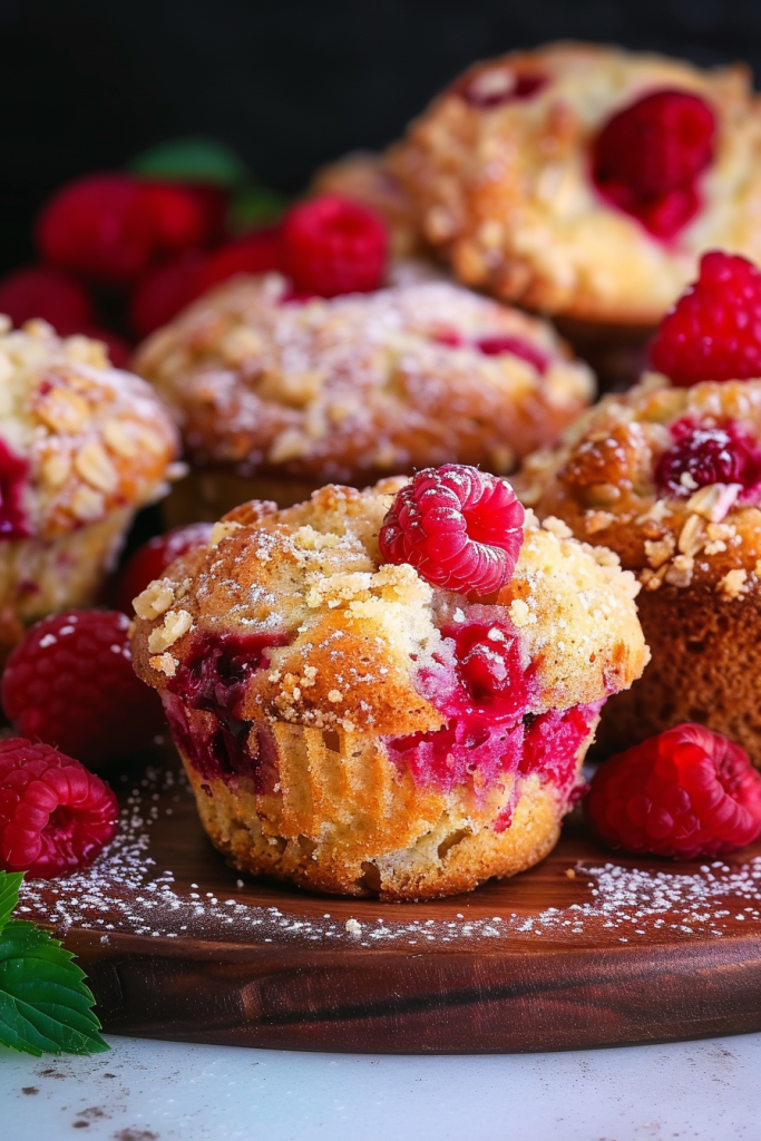 Baking Apple Raspberry Muffins