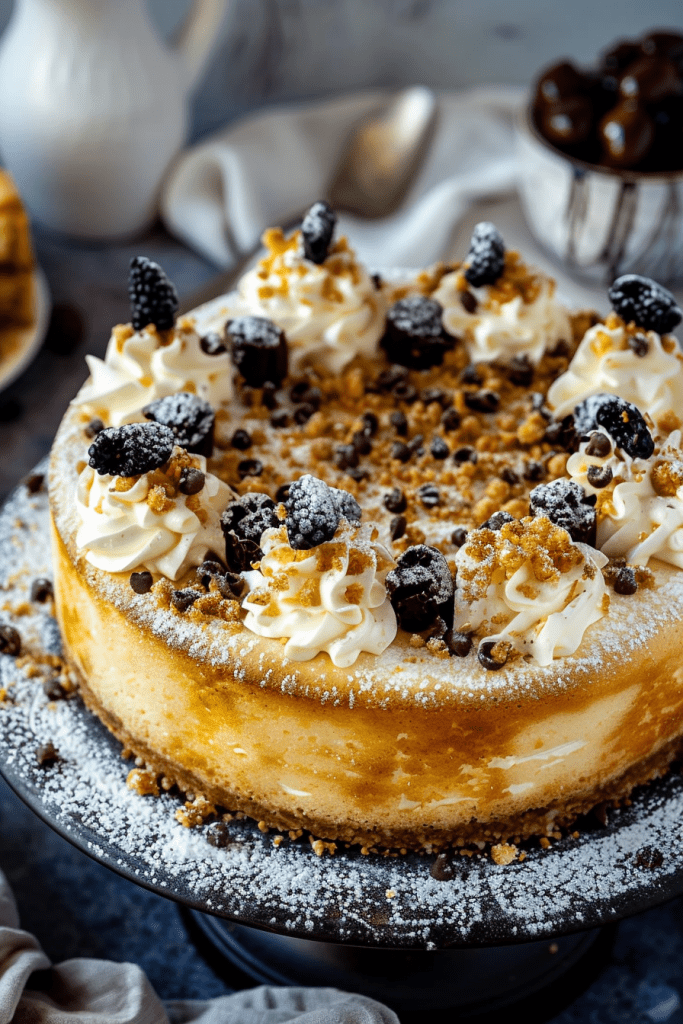 Baking Cannoli Cheesecake