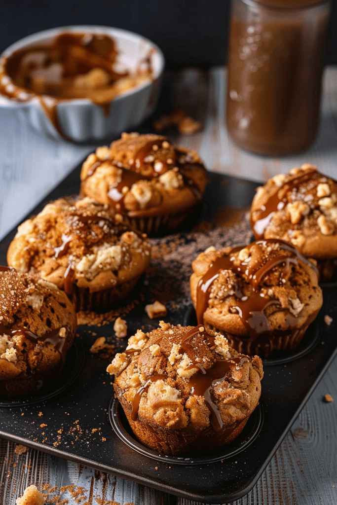 Baking Caramel Butterscotch Muffins