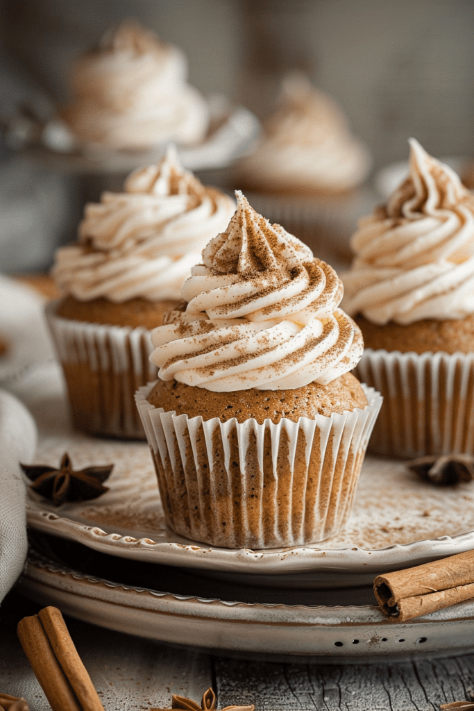 Baking Chai Latte Cupcakes