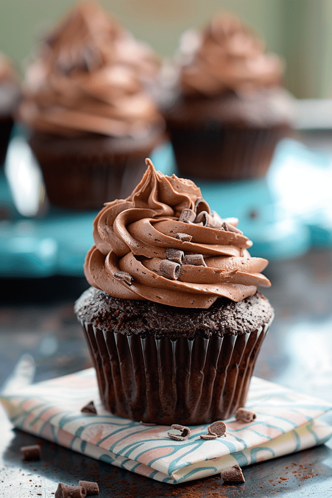 Baking Chocolate Amaretto Cupcakes