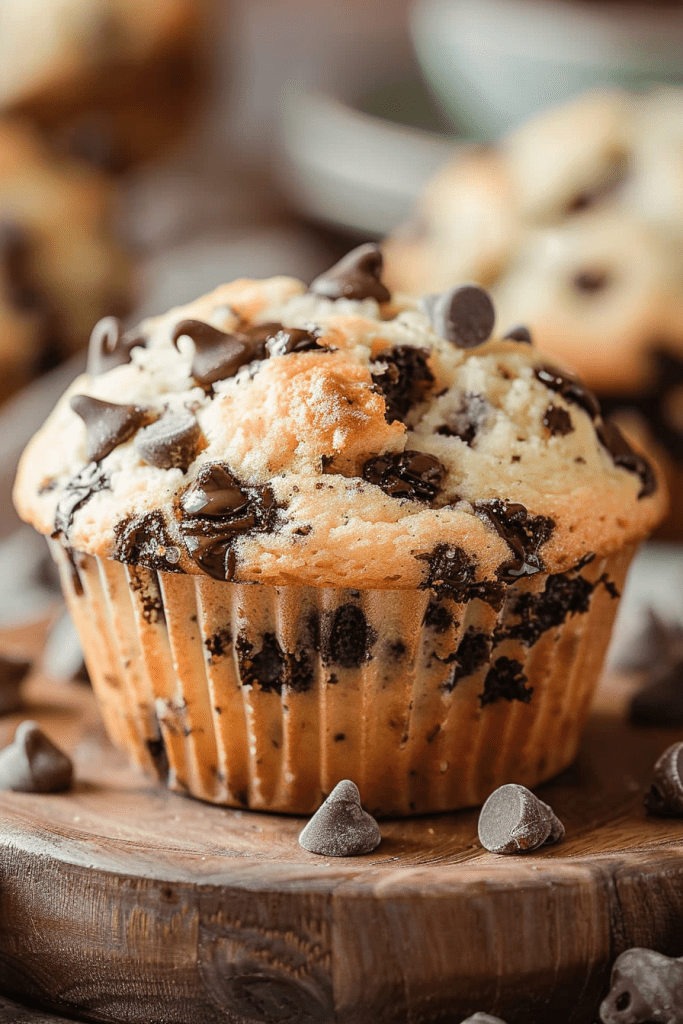 Baking Chocolate Chip Muffins