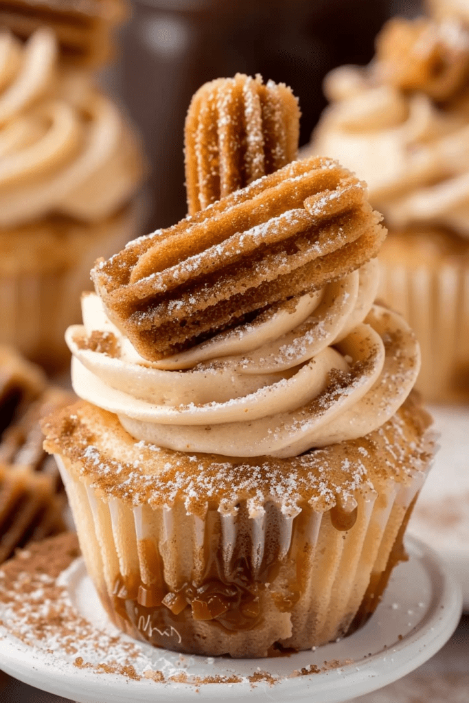 Baking Churro Cupcakes