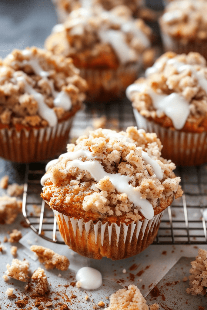 Baking Cinnamon Streusel Muffins