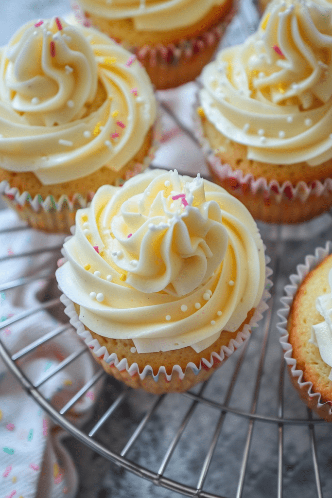 Baking Classic Vanilla Cupcakes