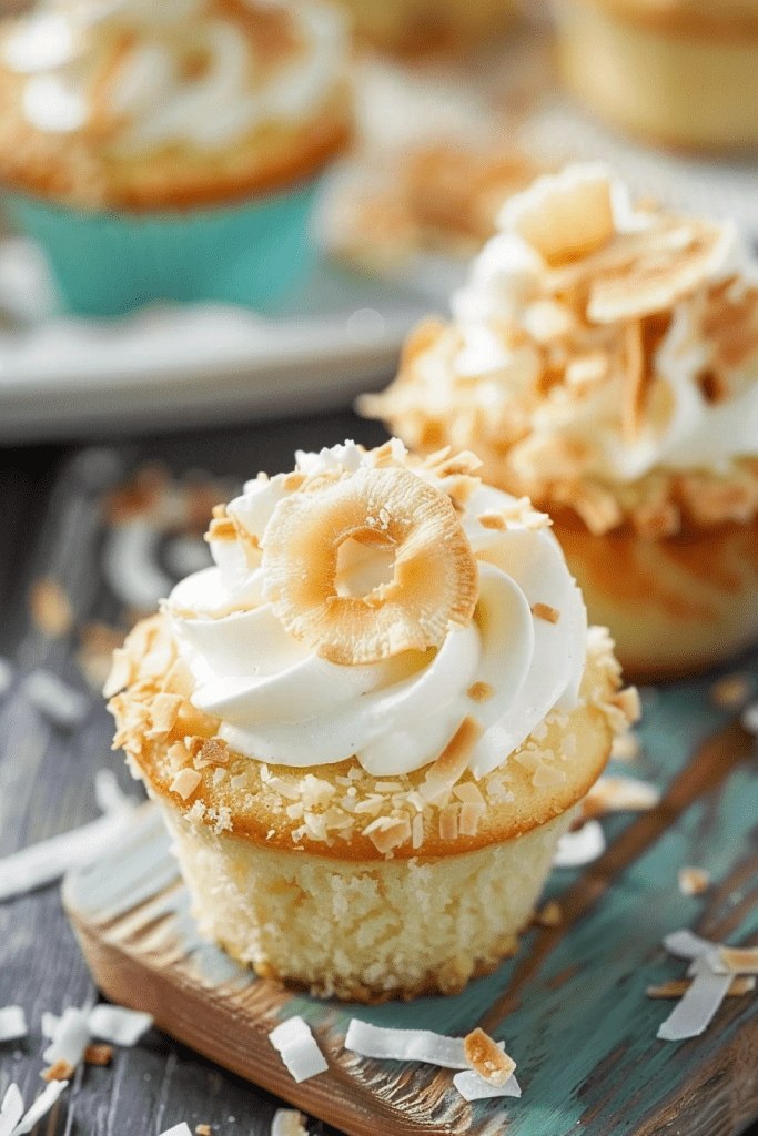 Baking Coconut Cream Pie Cupcakes