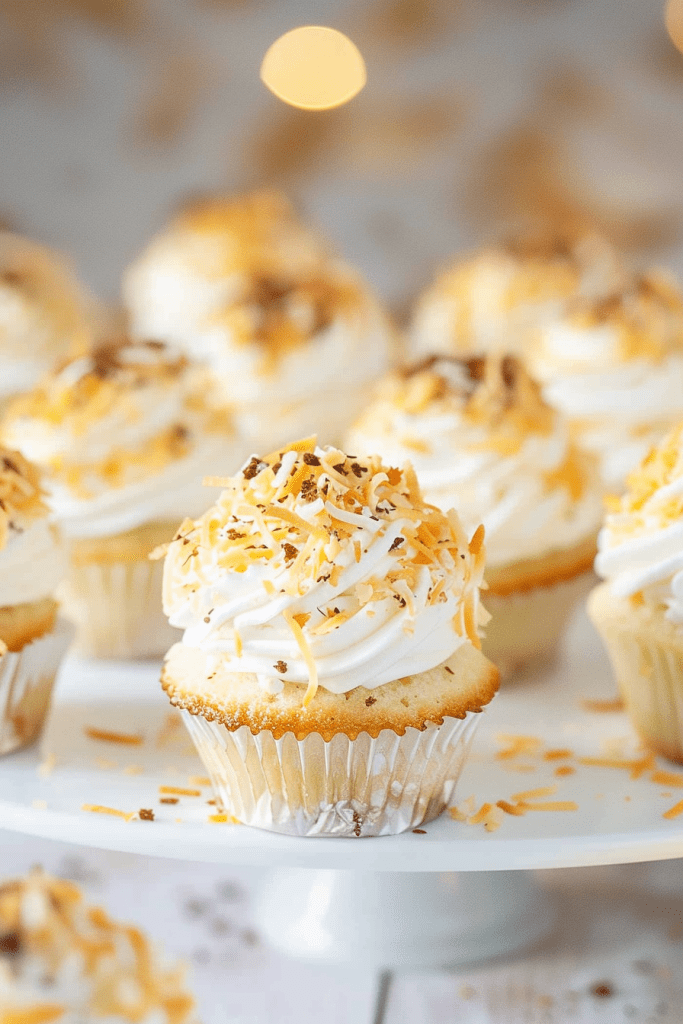 Baking Coconut Macaroon Cupcakes