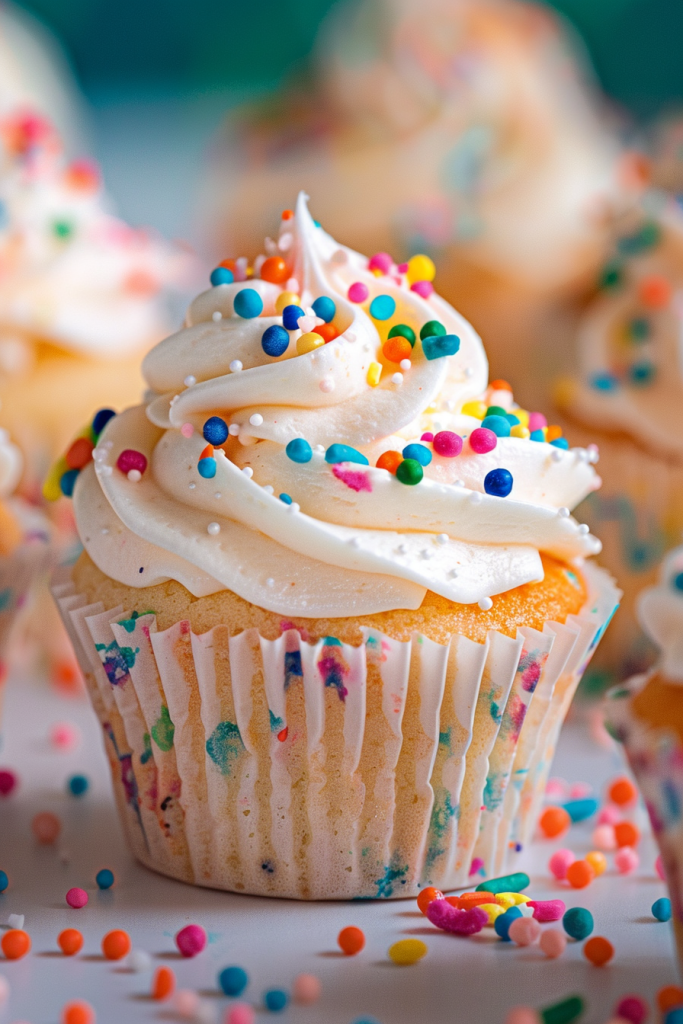 Baking Funfetti Cupcakes