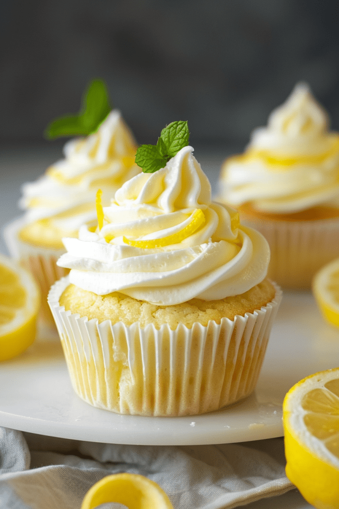 Baking Lemon Cupcakes with Lemon Buttercream