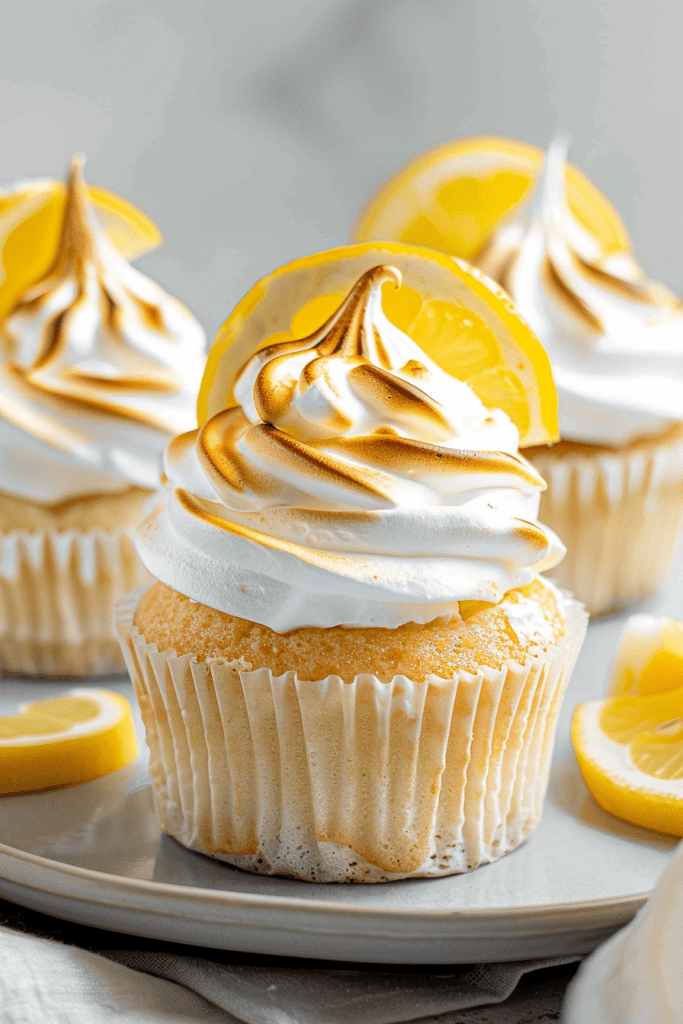 Baking Lemon Meringue Cupcakes