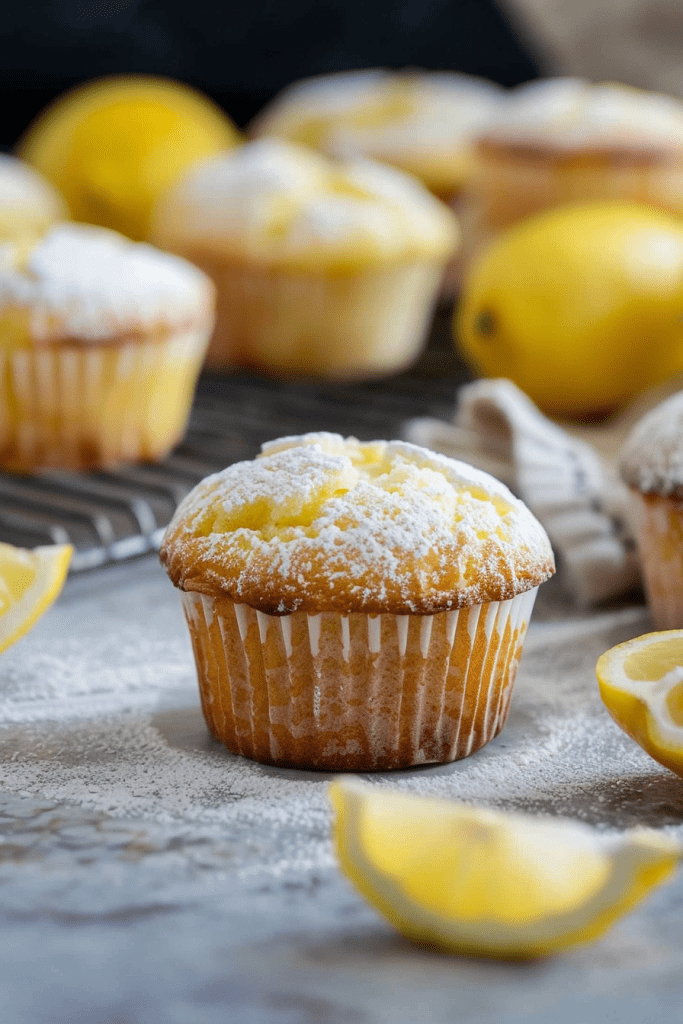 Baking Lemon Muffins