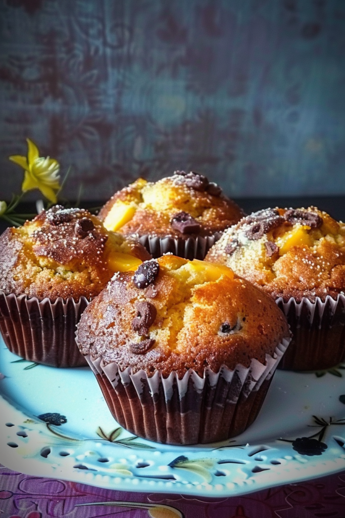 Baking Mango Muffin