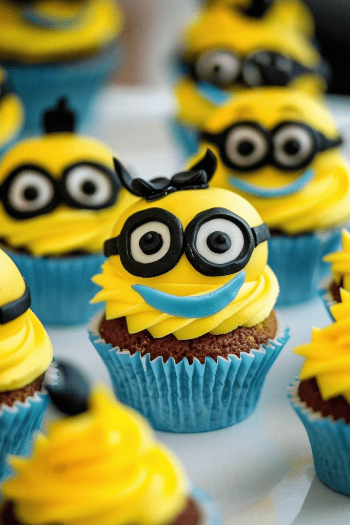 Baking Minion Cupcakes