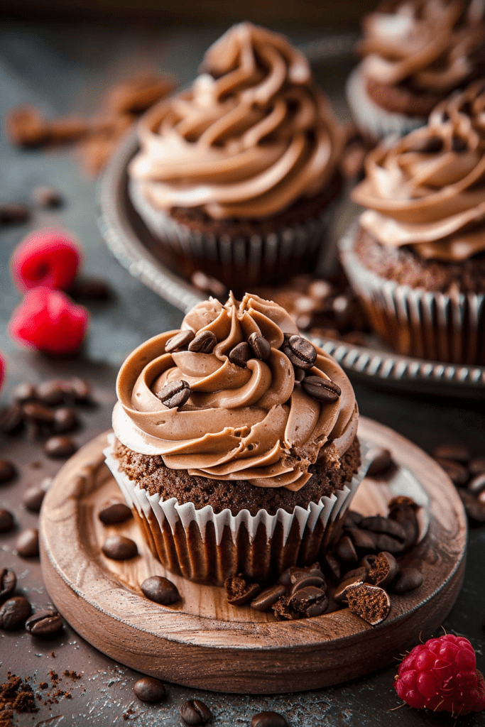 Baking Mocha Nutella Cupcakes