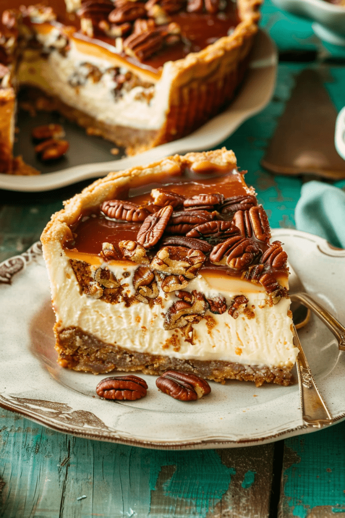 Baking Pecan Pie Cheesecake