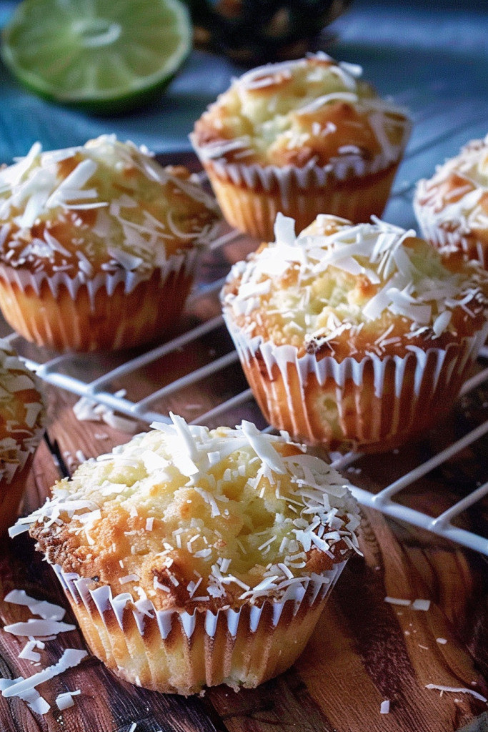 Baking Pina Colada Muffins