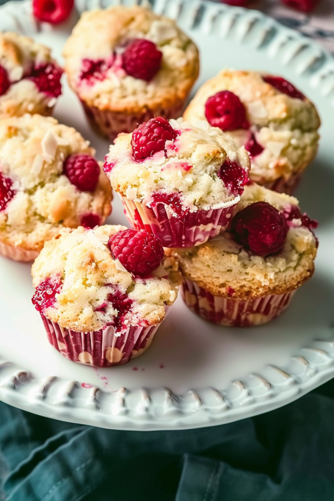 Baking Raspberry Lemon Cream Cheese Muffins