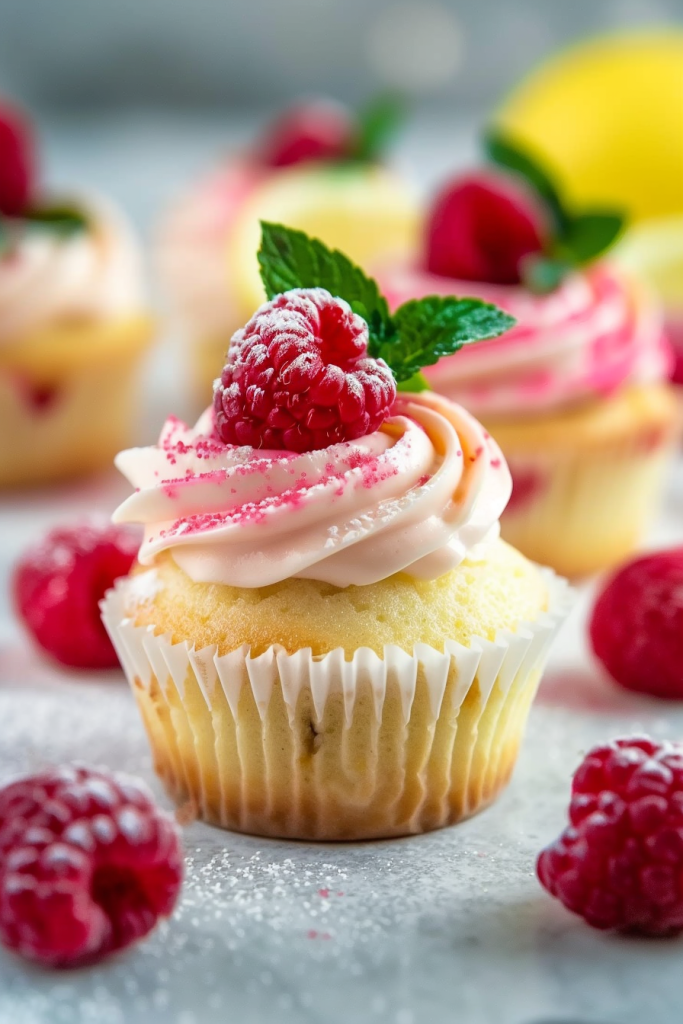 Baking Raspberry Lemon Cupcakes