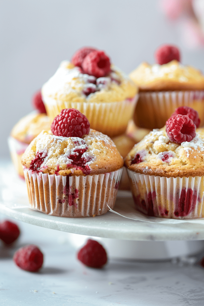 Baking Raspberry Muffins