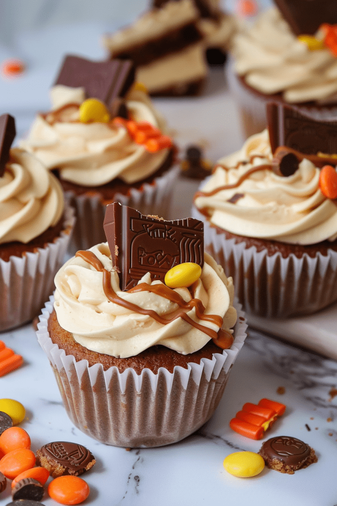 Baking Reese's Peanut Butter Cupcakes