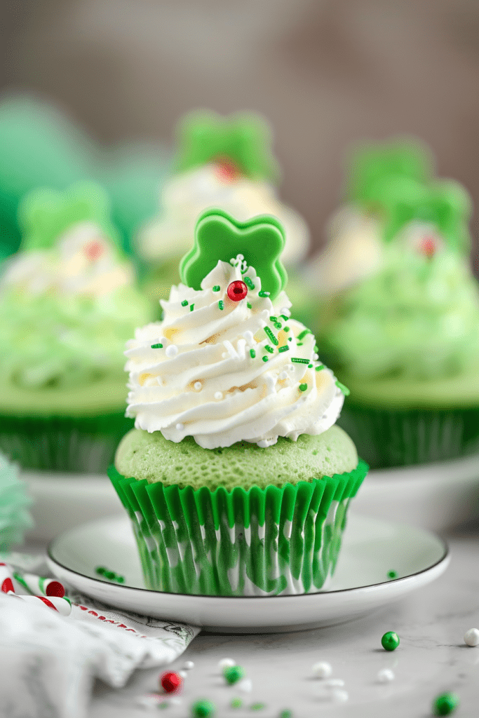 Baking Shamrock Shake Cupcakes