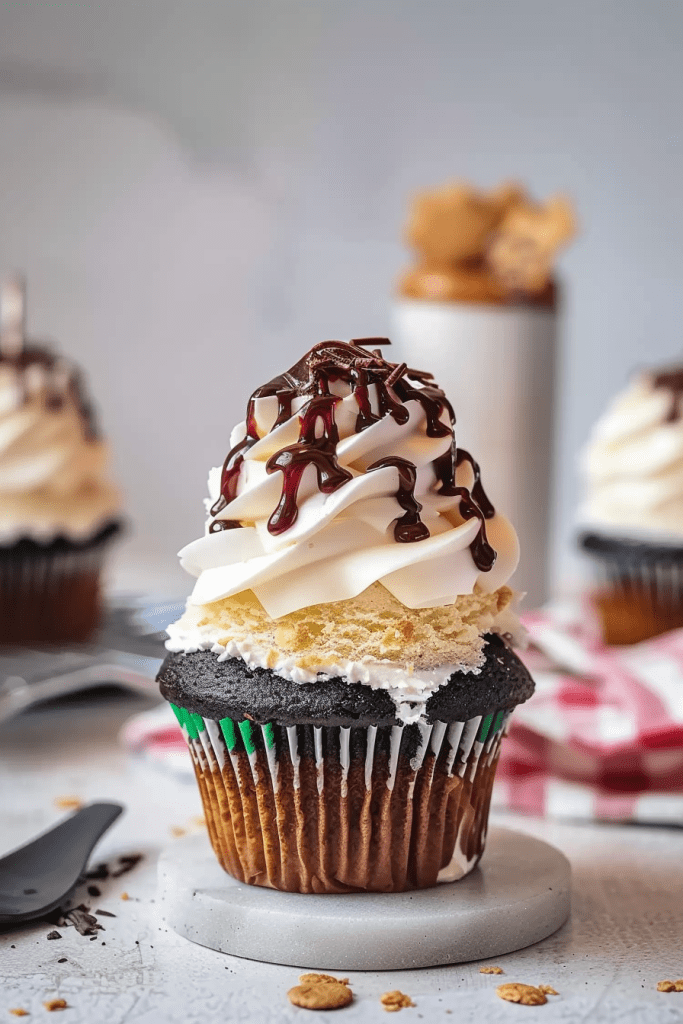 Baking Smores Frappuccino Cupcakes