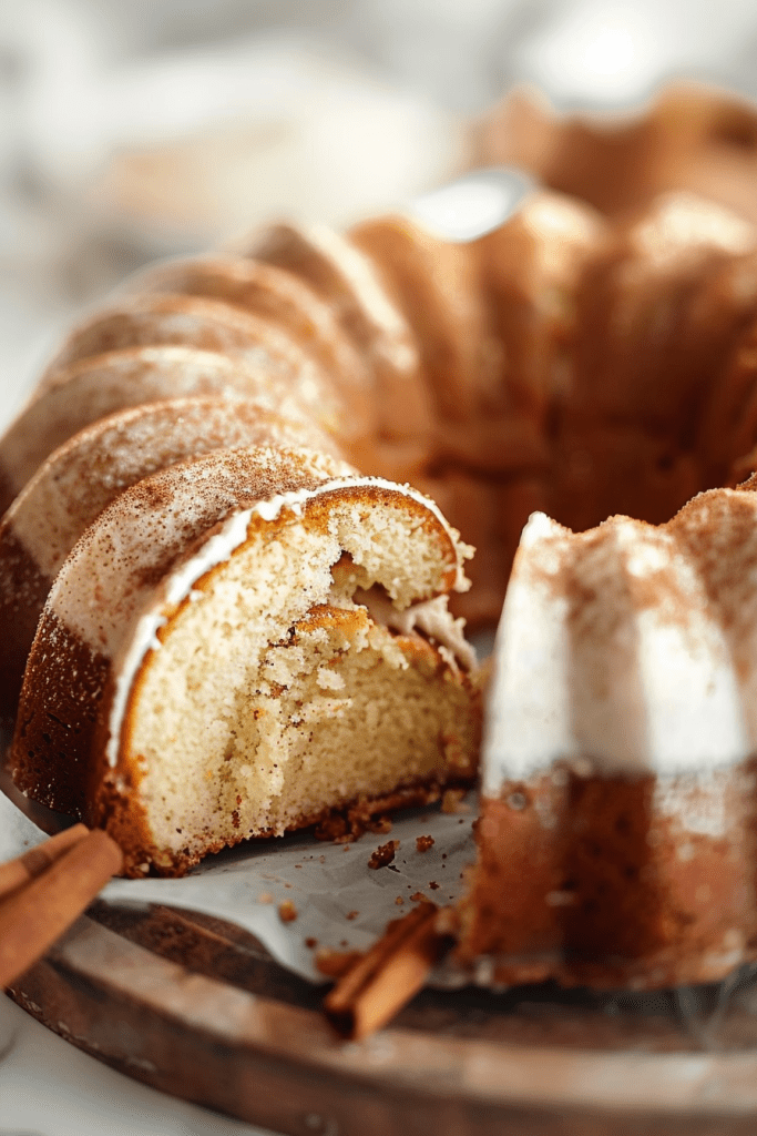 Baking Snickerdoodle Bundt Cake