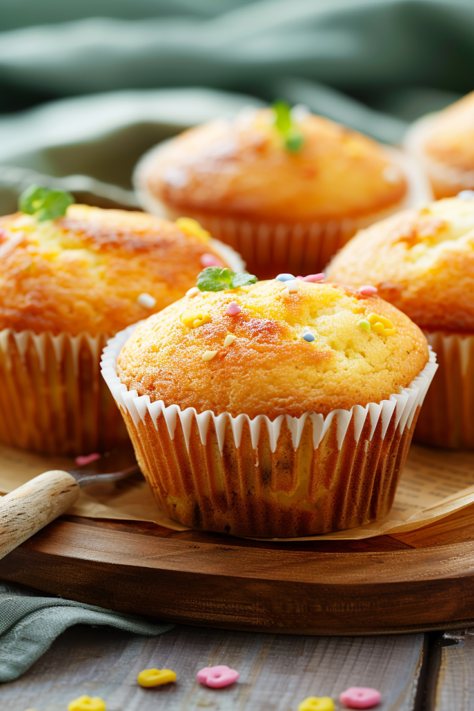 Baking Vanilla Muffins