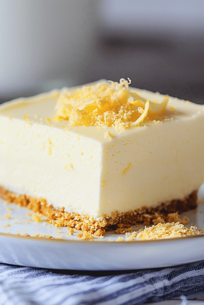 Woolworths' No-Bake Lemon Cheesecake