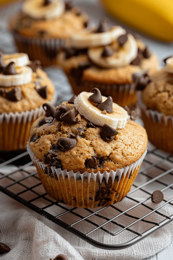 Banana Chocolate Chip Cupcakes Recipe