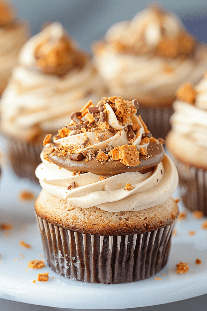 Butterfinger Cupcake