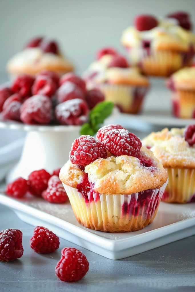 Buttermilk Raspberry Muffins