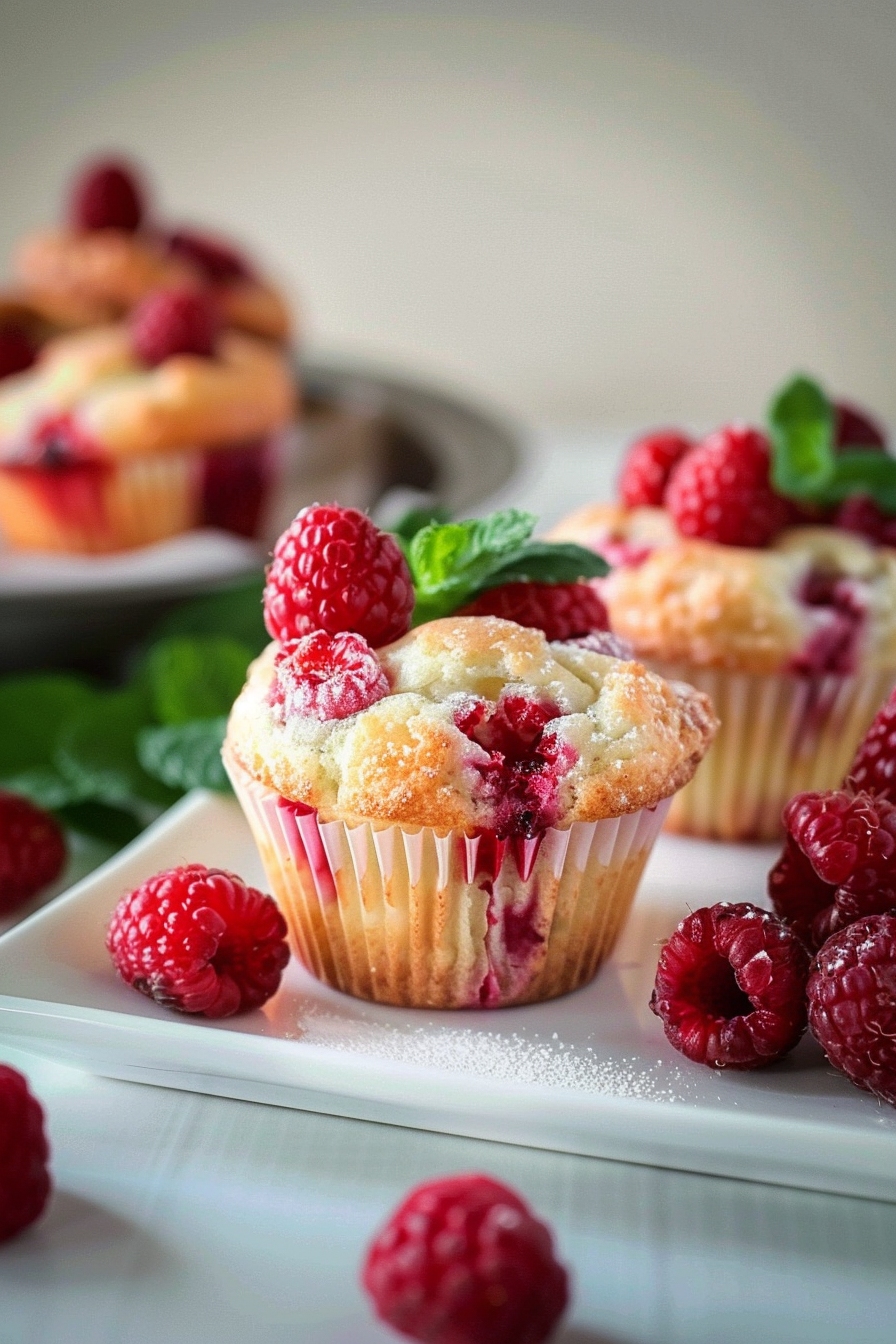 Buttermilk Raspberry Muffins Recipe