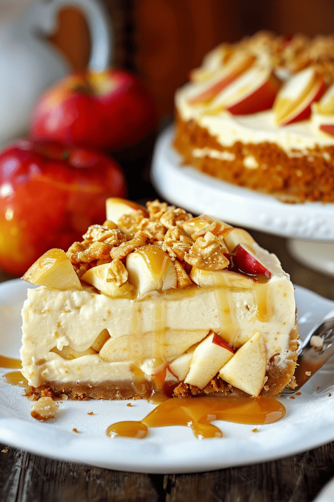 Caramel Apple Cheesecake