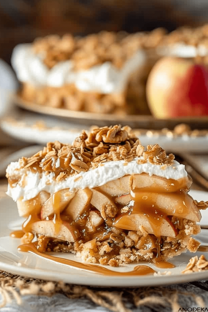 Caramel Apple Crisp