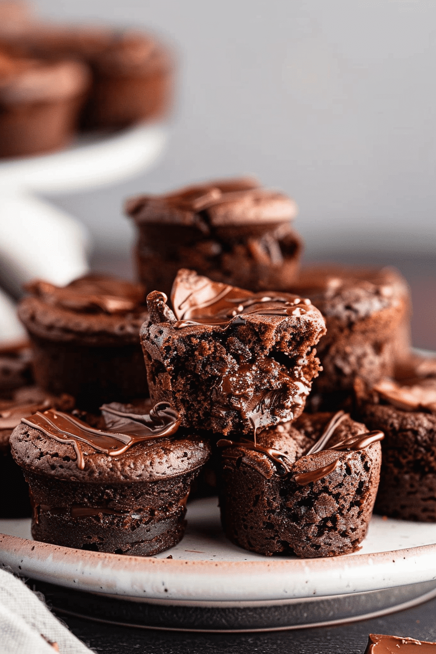 Chewy Chocolatey Brownie Mini Bites Recipe