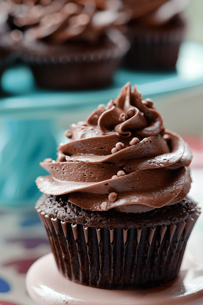 Chocolate Amaretto Cupcakes