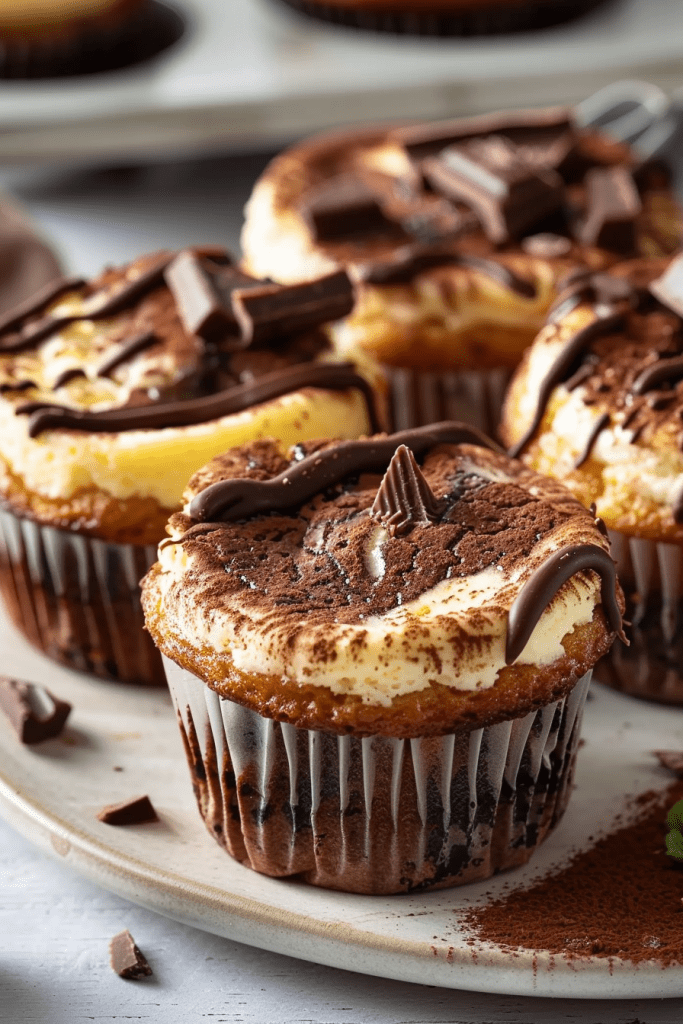 Chocolate Cheesecake Muffin