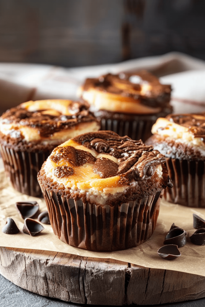 Chocolate Cheesecake Muffins Recipe