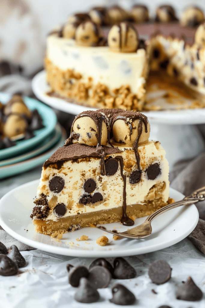 Chocolate Chip Cookie Dough Cheesecake