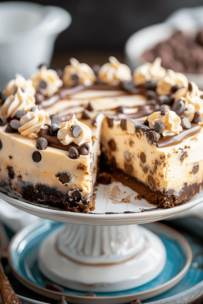 Chocolate Chip Cookie Dough Cheesecake Recipe