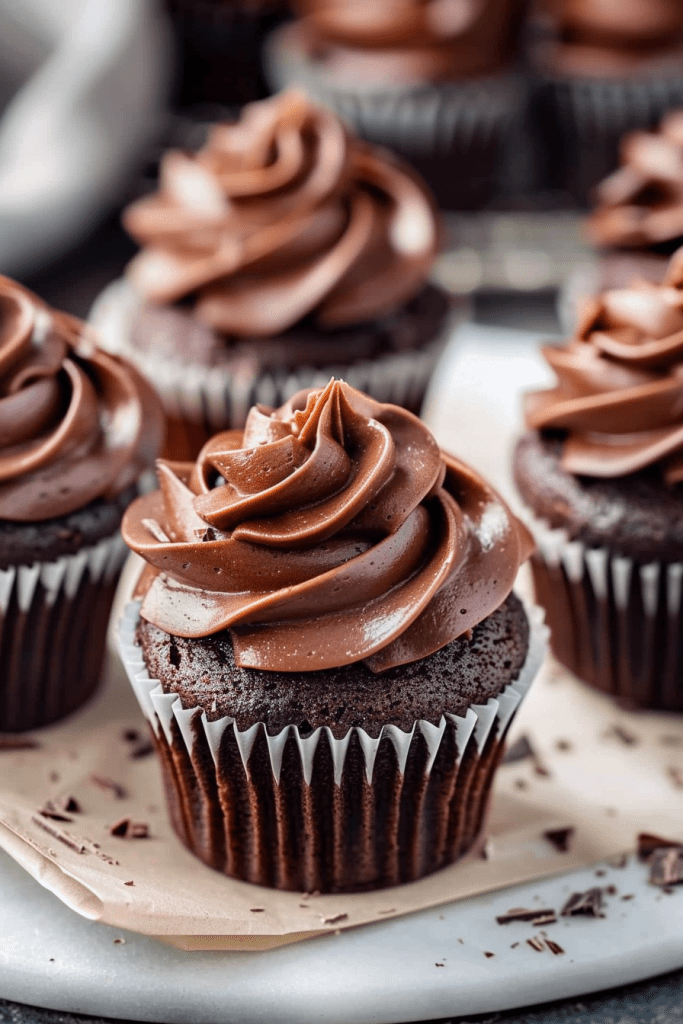 Chocolate Cupcakes with Dreamy Chocolate Cream Cheese Frosting