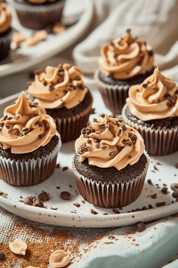 Chocolate Peanut Butter Mini Cupcakes Recipe