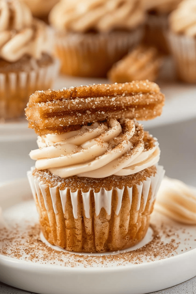 Churro Cupcakes