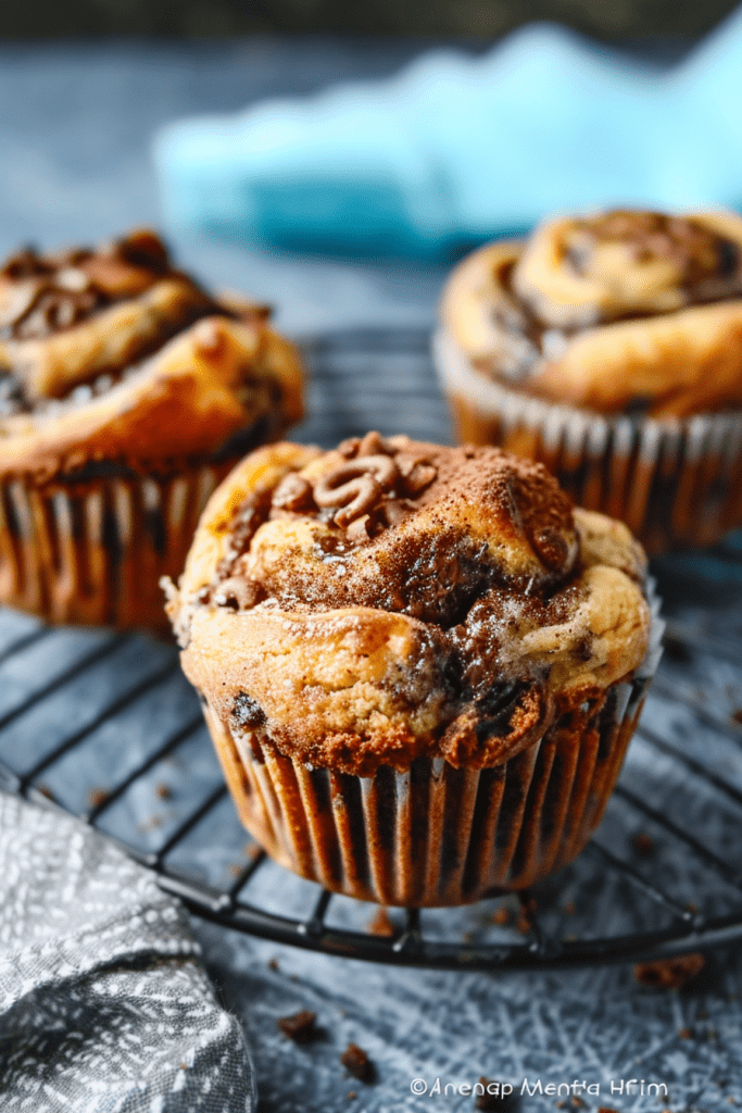 Cinnamon Chocolate Babka Muffins Recipe