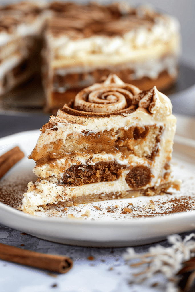 Cinnamon Roll Cheesecake