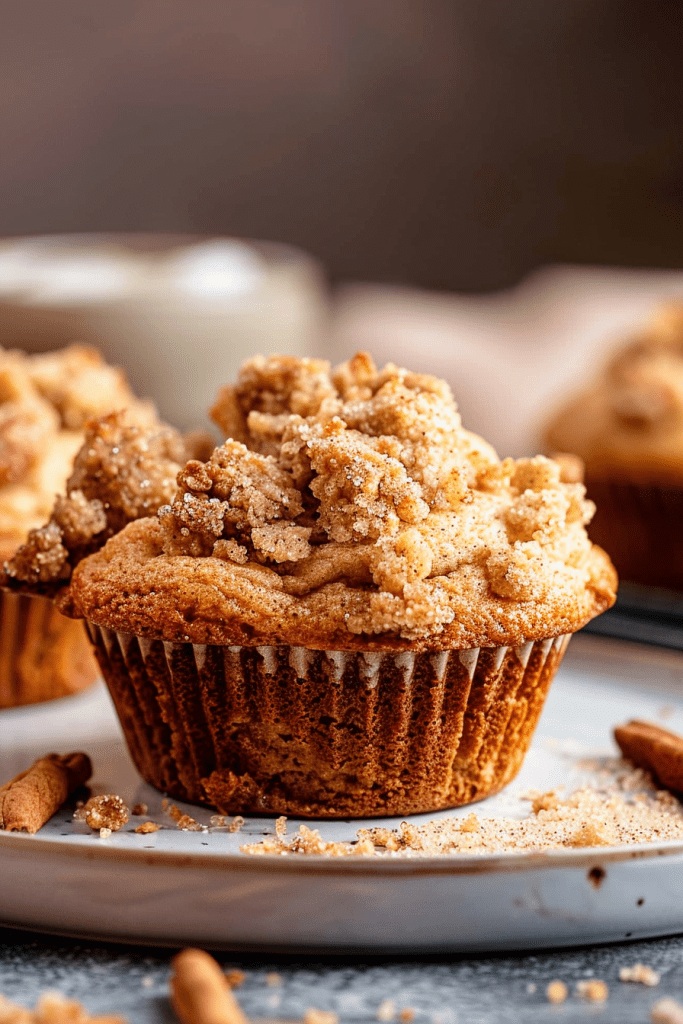 Baking Cinnamon Streusel Muffins